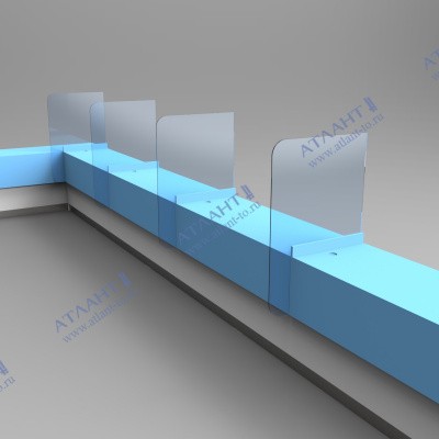 Стойки регистратуры СРПС-5 сборка